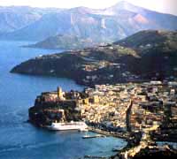 La Rocca di Lipari dove si trova il Museo Archeologico Eoliano